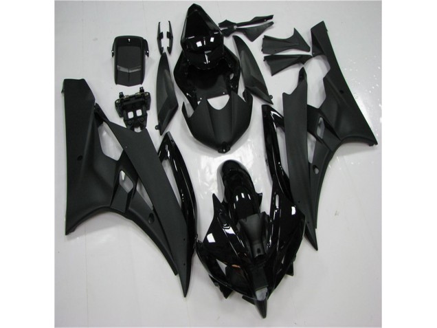 Black 2006-2007 YZF R6 Motorcycle Fairing