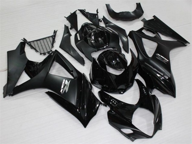 Black 2007-2008 GSXR 1000 Motorcycle Fairings