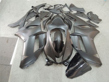 Black 2007-2008 ZX6R Motorcycle Fairings