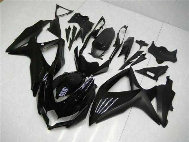 Black 2008-2010 GSXR 600/750 Full Motorcycle Fairing Kits