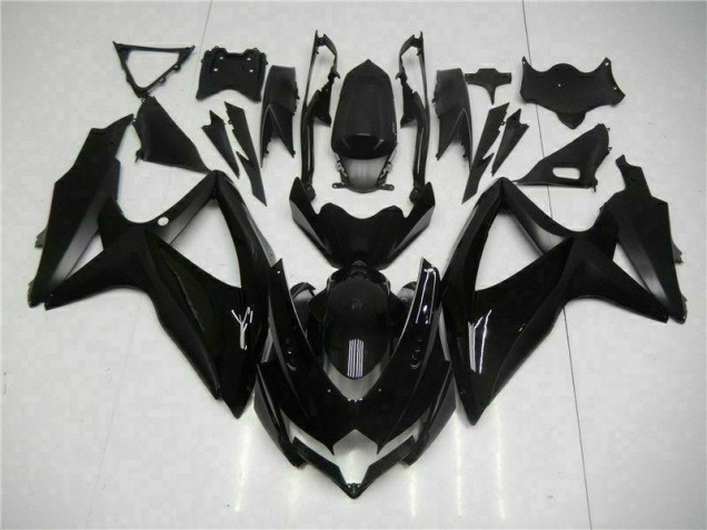 Black 2008-2010 GSXR 600/750 Full Motorcycle Fairing Kits