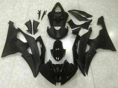 Black 2008-2016 YZF R6 ABS Motorcycle Fairings