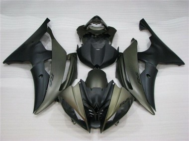 Black 2008-2016 YZF R6 Aftermarket Motorcycle Fairing