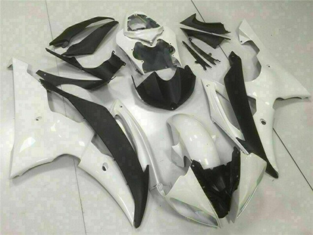 White 2008-2016 YZF R6 Motorcycle Fairings