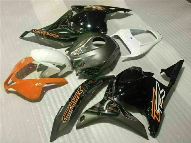 Black 2009-2012 CBR600RR Motorcycle Fairings