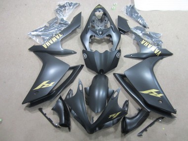 Black Gold Decal 2007-2008 YZF R1 Motorcycle Fairings