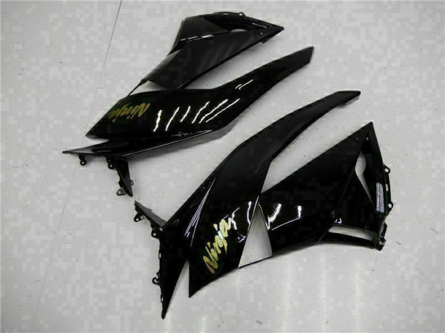 Black Gold Ninja 2009-2012 ZX6R Motorcycle Fairings