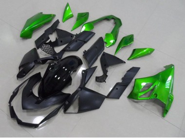 Black Green 2007-2009 Z1000 Motorcycle Fairings