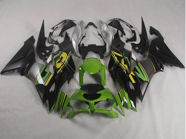 Black Green 2019-2023 ZX6R Motorcycle Fairings