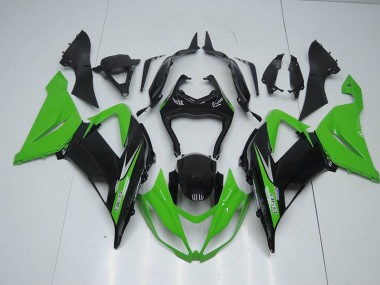 Black Green 636 2013-2018 ZX6R Motorcycle Fairings