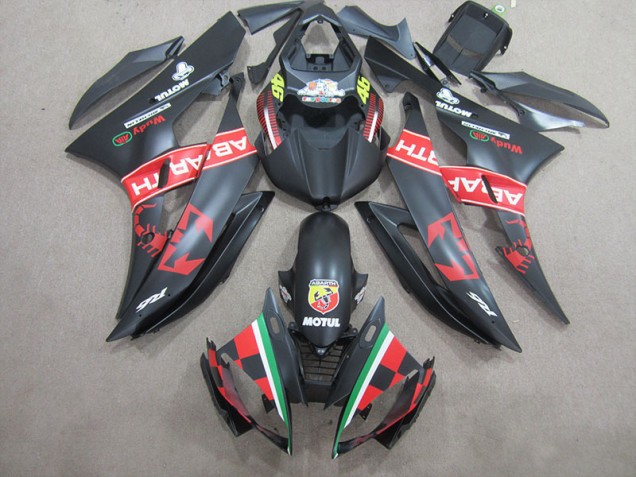 Black Motul 46 2006-2007 YZF R6 Motorcycle Fairings