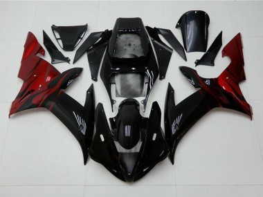 Black Red 2002-2003 YZF R1 Motorcycle Fairings