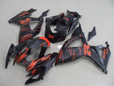 Black Red 2006-2007 GSXR 750 Motorcycle Bodywork