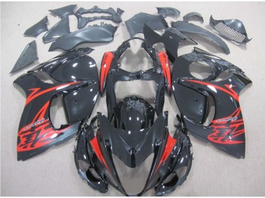 Black Red 2008-2019 GSXR 1300 Hayabusa Motorcycle Fairing