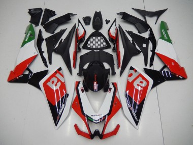 Black Red 2009-2015 RSV4 Full Motorcycle Fairing Kits