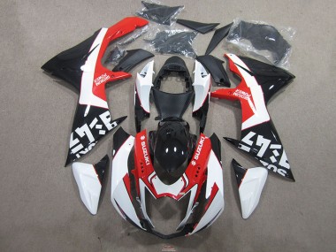 Black Red 2011-2021 GSXR 750 Motorcycle Fairings