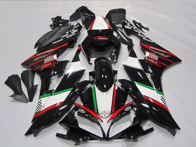 Black Red Green 2006-2007 YZF R6 Motorcycle Fairings