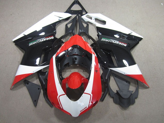 Black Red White 2007-2014 Ducati 848 Motorcycle Fairings