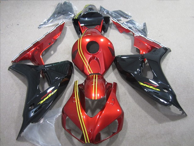 Black Red Yellow 2006-2007 CBR1000RR Motorcycle Fairing