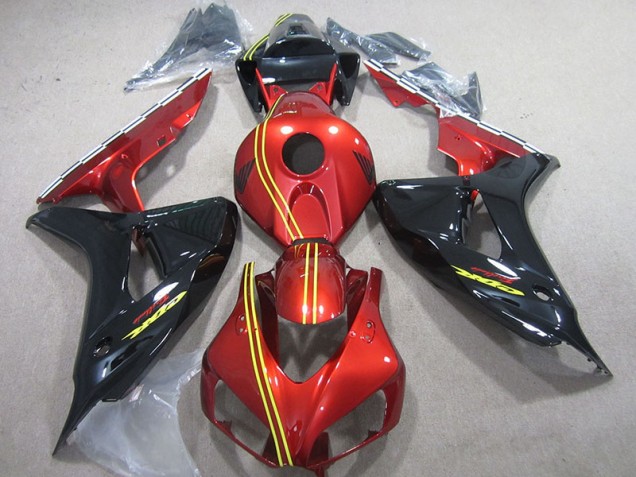 Black Red Yellow 2006-2007 CBR1000RR Motorcycle Fairings