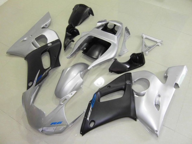 Black Silver 1998-2002 YZF R6 Motorcycle Fairings