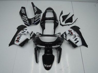 Black West 1998-1999 ZX9R Motorcycle Fairings