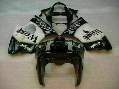 Black West Ninja 2000-2002 ZX6R Motorcycle Fairings