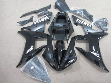 Black White 2002-2003 YZF R1 Motorcycle Bodywork