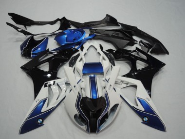 Black White Blue 2009-2014 S1000RR Motorcycle Fairings