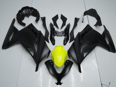 Black Yellow 2013-2016 ZX300R Motorcycle Fairings