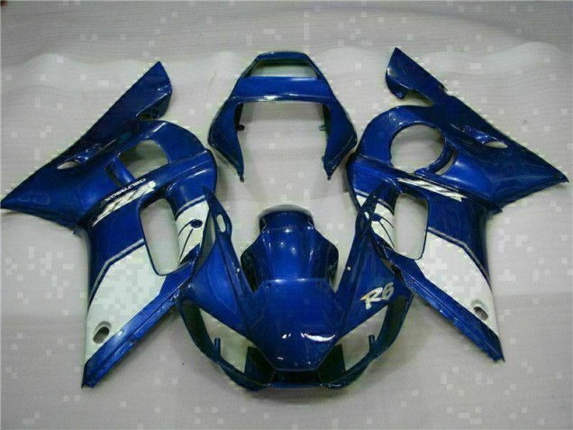 Blue 1998-2002 YZF R6 Motorcycle Fairing