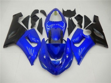 Blue 2005-2006 ZX6R Motorcycle Fairing