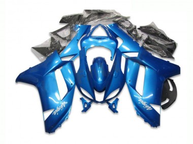 Blue 2007-2008 ZX6R Motorcycle Fairings