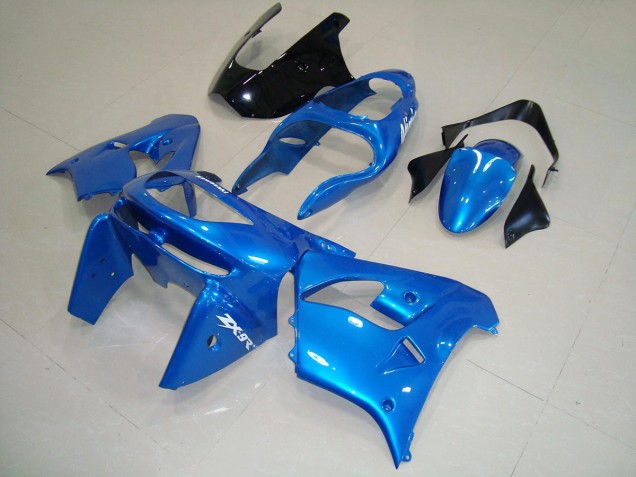 Blue Black 1998-1999 ZX9R Motorcycle Fairings