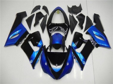 Blue Black 2005-2006 ZX6R Motorcycle Fairings