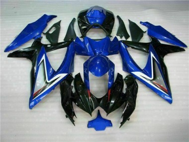 Blue Black 2008-2010 GSXR 600/750 Motorcycle Bodywork