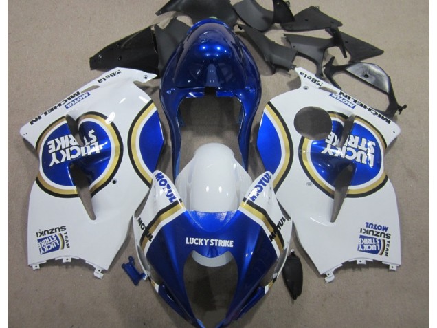 Blue Motul White Lucky Strike 1996-2007 GSXR 1300 Hayabusa Motorcycle Fairings