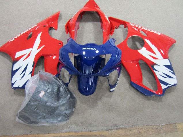 Blue Red 1999-2000 CBR600 F4 Motorcycle Fairings