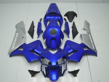 Blue Silver 2003-2004 CBR600RR Motorcycle Fairings