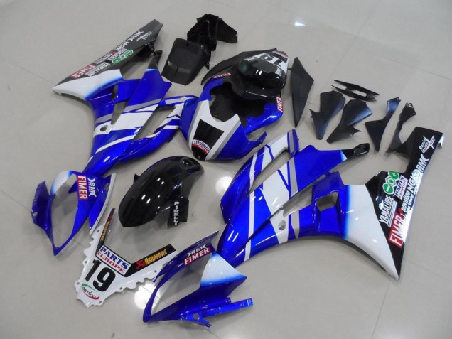 Blue Sterilgarda 2006-2007 YZF R6 Motorcycle Fairings