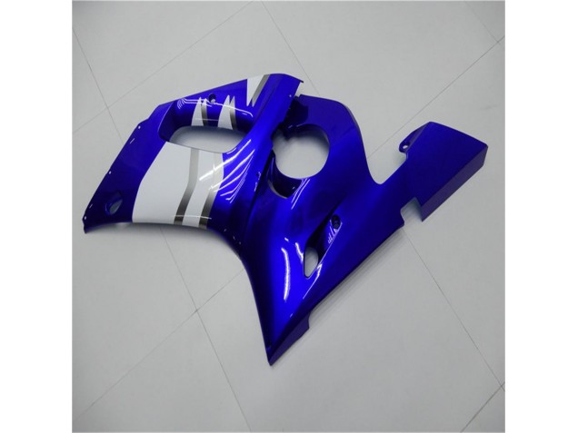 Blue White 1998-2002 YZF R6 Motorcycle Fairings