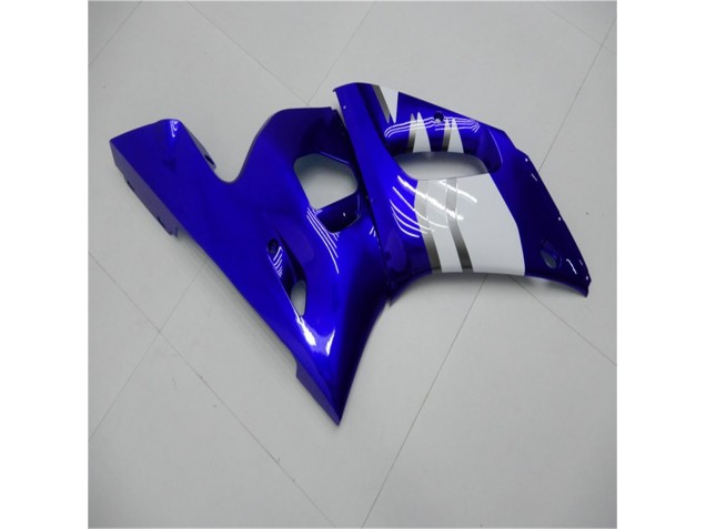 Blue White 1998-2002 YZF R6 Motorcycle Fairings