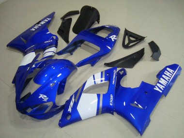 Blue White 2000-2001 YZF R1 Motorcycle Fairing