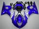 Blue White 2003-2005 YZF R6 Full Motorcycle Fairing Kits