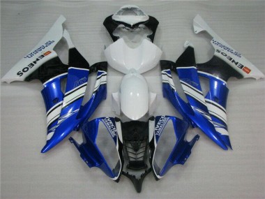 Blue White 2008-2016 YZF R6 Motorcycle Fairings