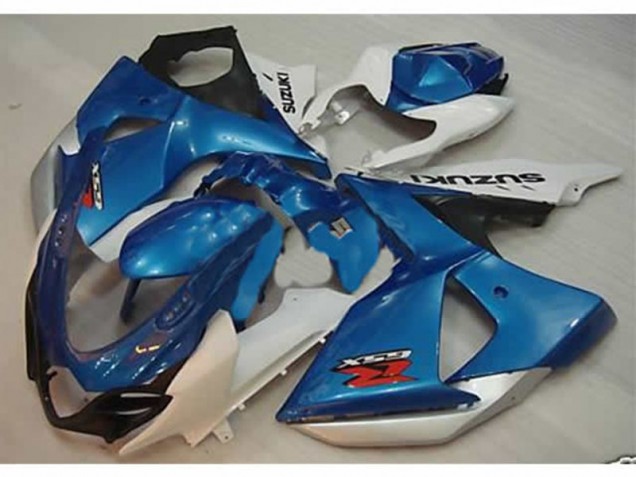 Blue White 2009-2016 GSXR 1000 Motorcycle Fairing & Bodywork