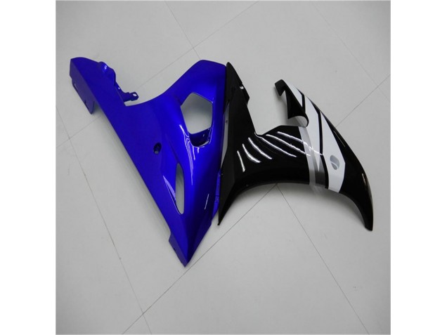 Blue White Black 2003-2005 YZF R6 Motorcycle Fairings