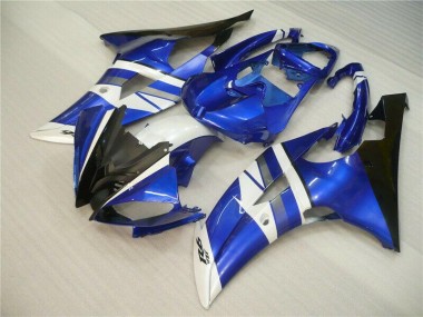 Blue White Black 2008-2016 YZF R6 Motorcycle Fairing