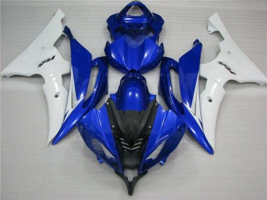 Blue White Black 2008-2016 YZF R6 Motorcycle Fairings