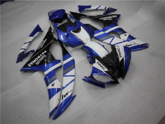 Blue White FAAC 2008-2016 YZF R6 Motorcycle Fairings